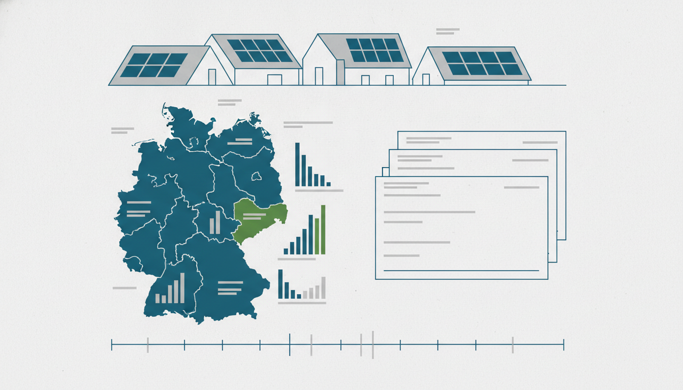 Photovoltaik in den 16 Bundesländern im Vergleich