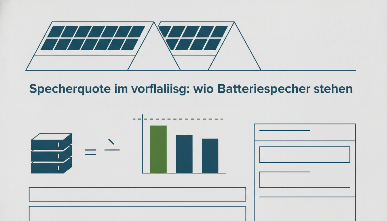 Speicherquote im Vergleich: Bundesländer und Landkreise