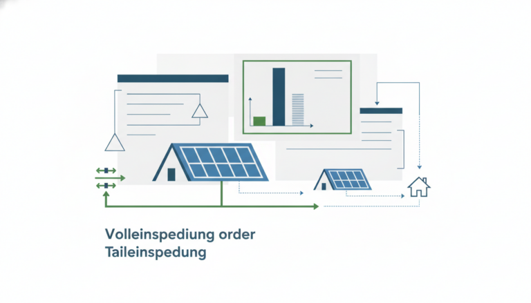 Volleinspeisung oder Teileinspeisung: Vergütung gegen ersparten Netzbezug
